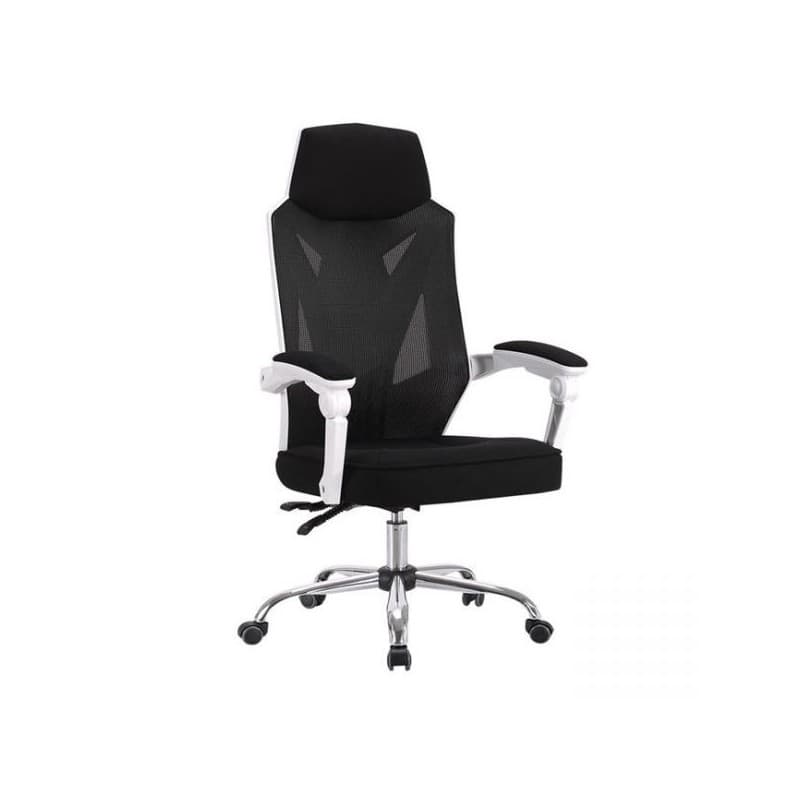 Sillón Ergonómico GRAZ Alto Blanco y Negro